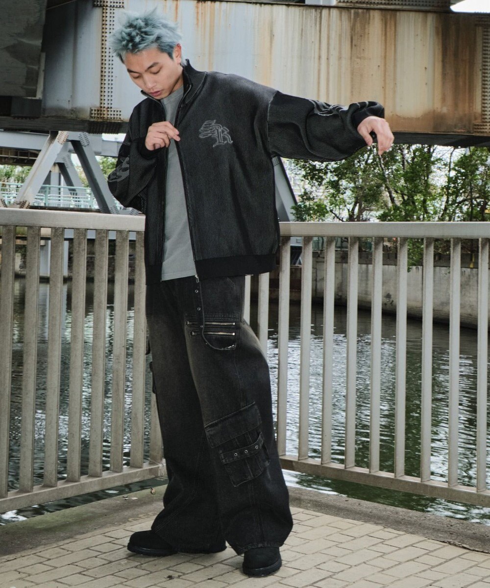 WEGO マルチZIPデニムパンツ 