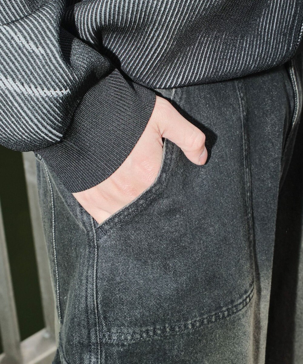 WEGO マルチZIPデニムパンツ 