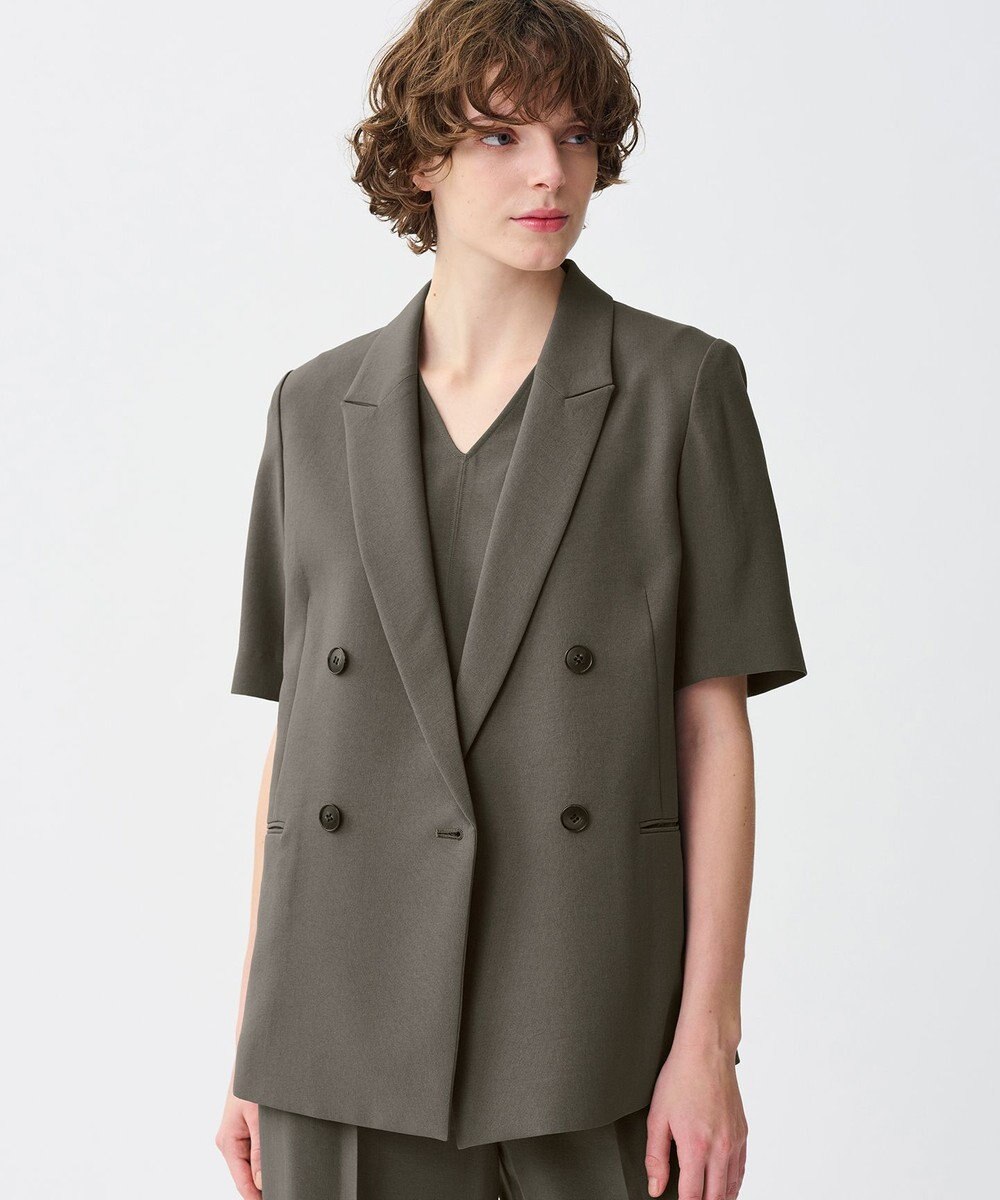 uncrave ウォッシャブルドライサップ テントラインブラウス 