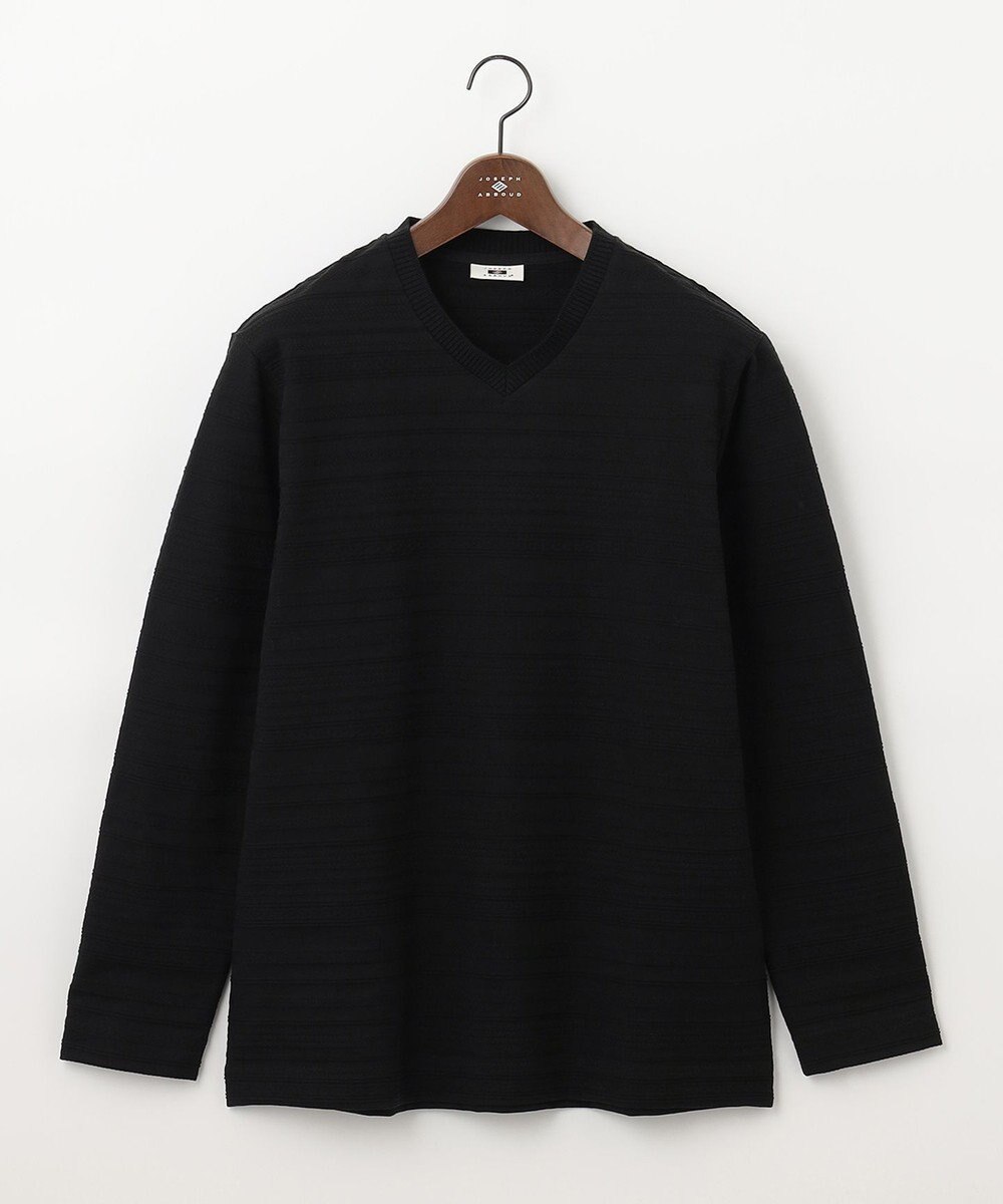 JOSEPH ABBOUD 【オーガニックコットン】リンクスボーダーTシャツ 