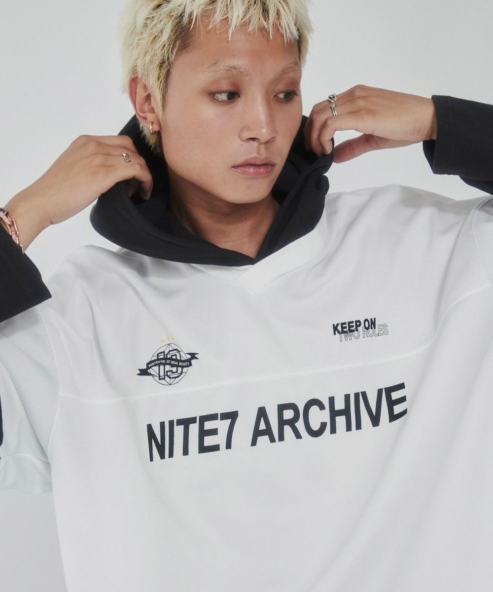 WEGO メッシュレイヤードTパーカー（LS） 