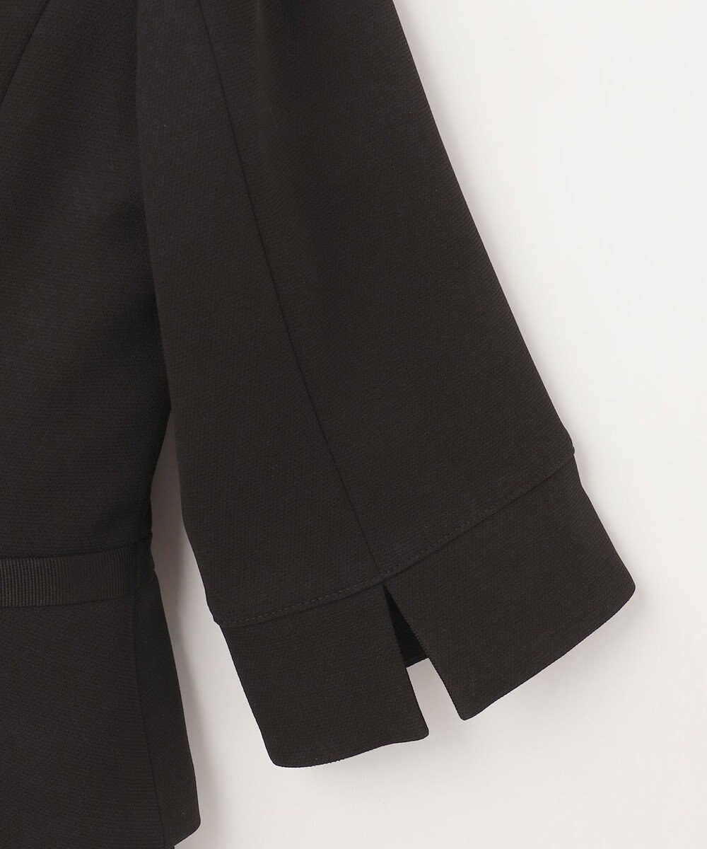 自由区 FORMAL 【ウォッシャブル対応】ドビーボーダーリボン ジャケット+ワンピース 