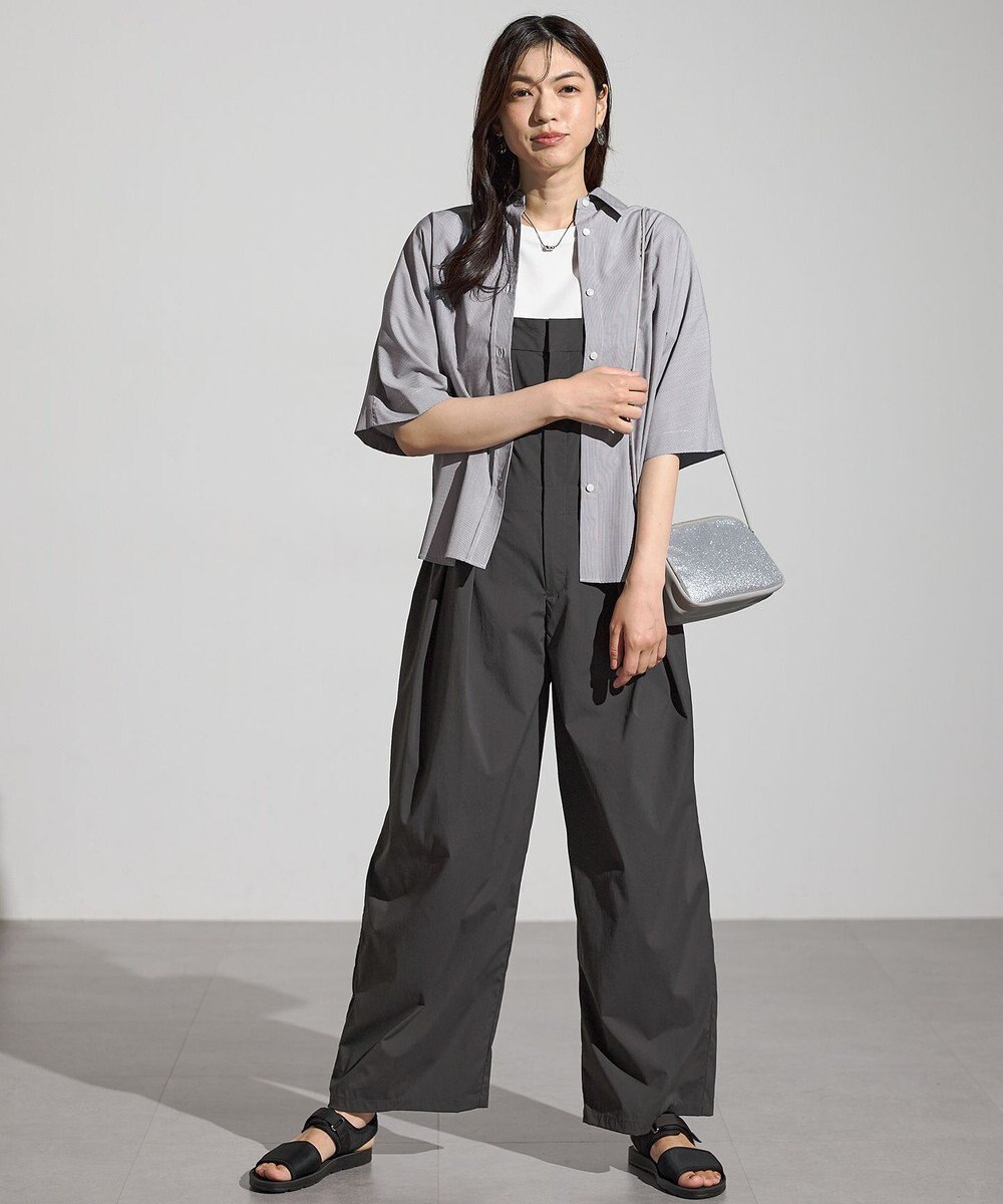 ANY 【接触冷感/UVカット/抗菌防臭/速乾】エニィファンクション半袖シャツブラウス 