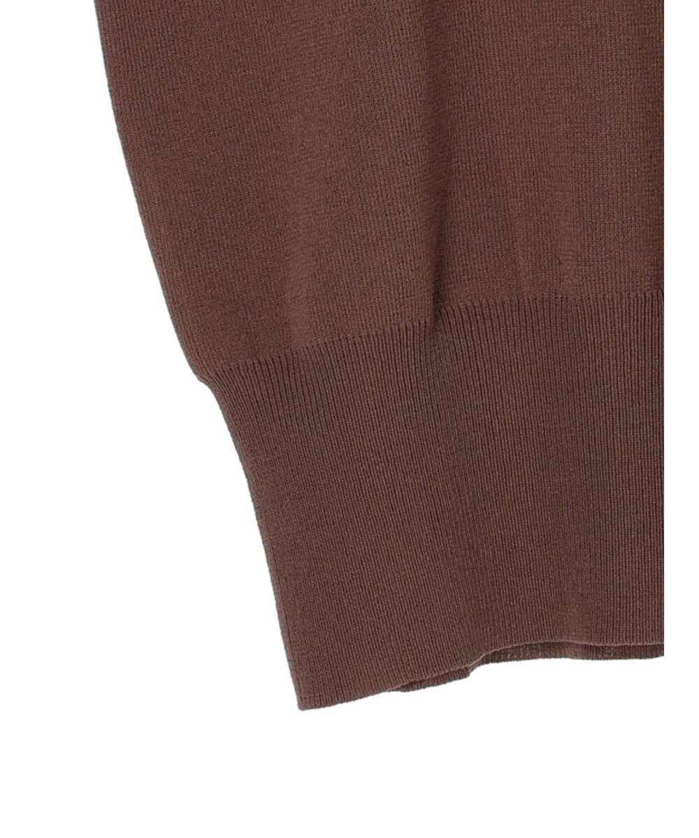 earth music&ecology レースドッキングフリルニットプルオーバー 