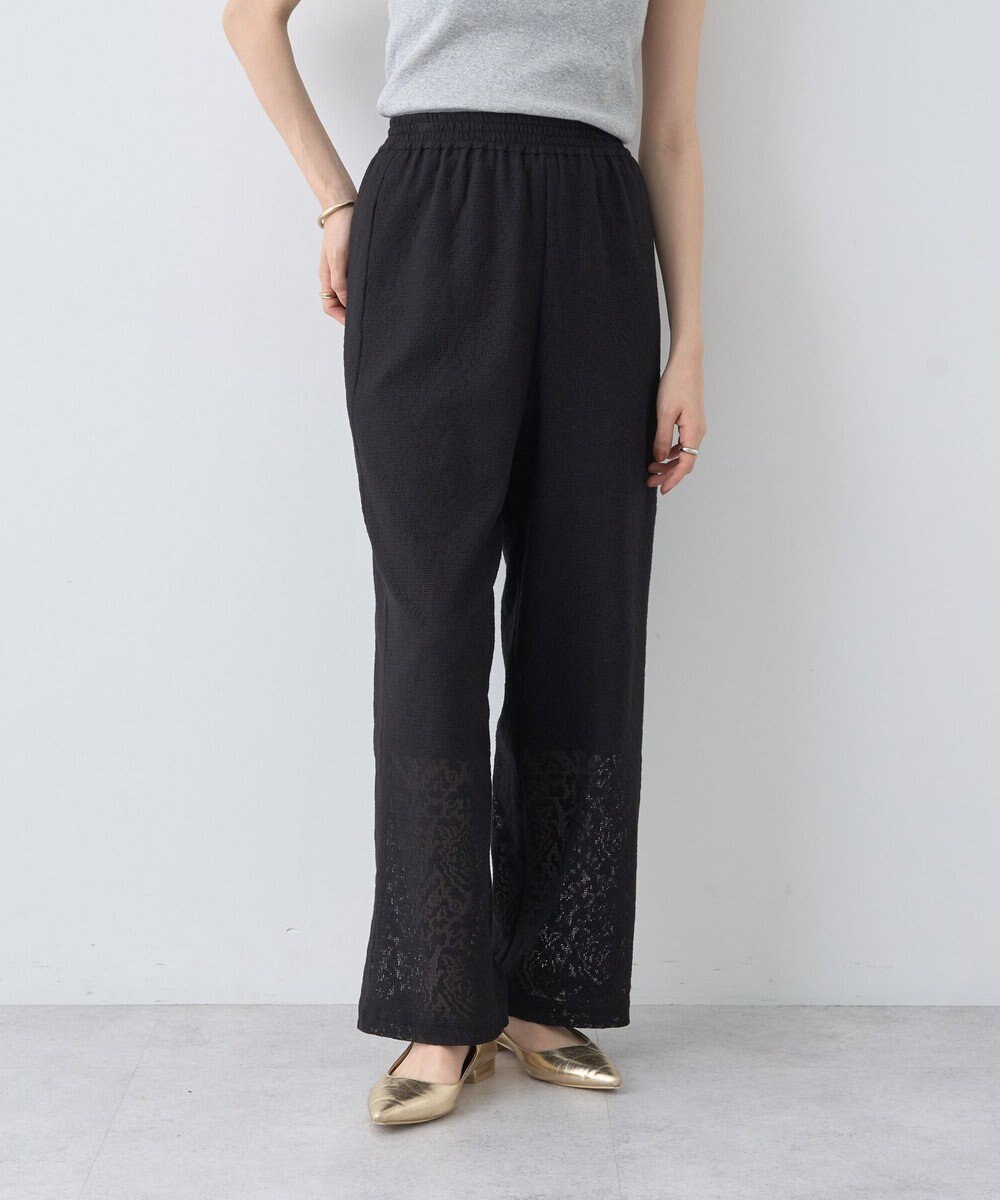 earth music&ecology レースイージーパンツ 