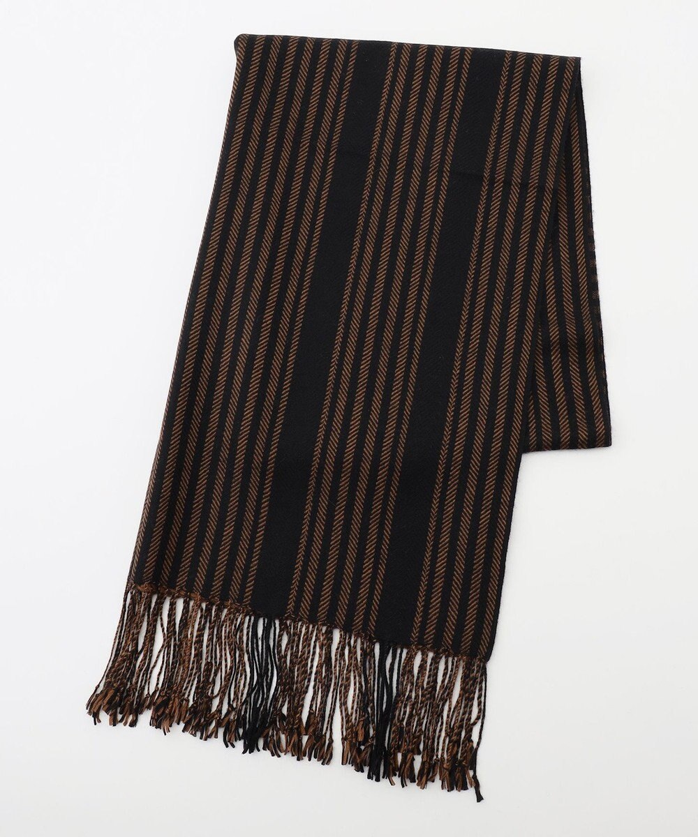 ICB コンビネーションチェックカシミヤストール 