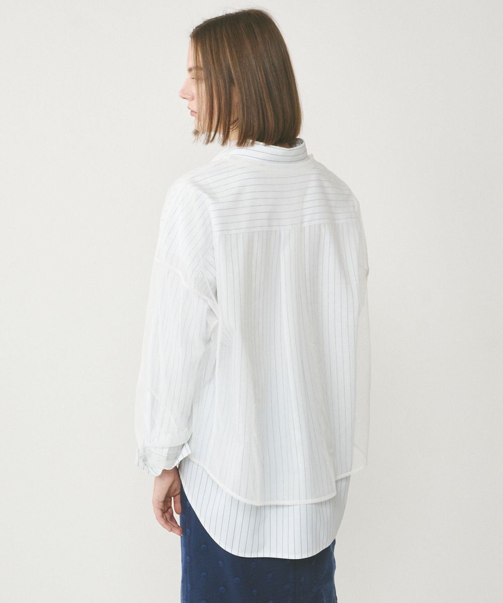 GRACE CONTINENTAL チュールレイヤードシャツ 