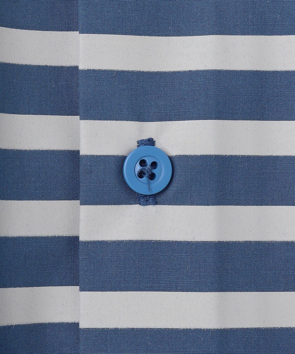 J.PRESS KIDS 【140-170cm】TCブロード パネルボーダープリント シャツ 