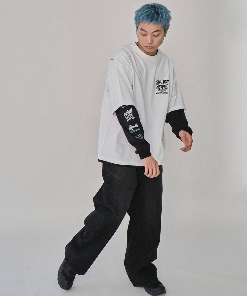 WEGO 【ユニセックス着用ITEM】別注BENDAVISアンサンブルグラフィックT 