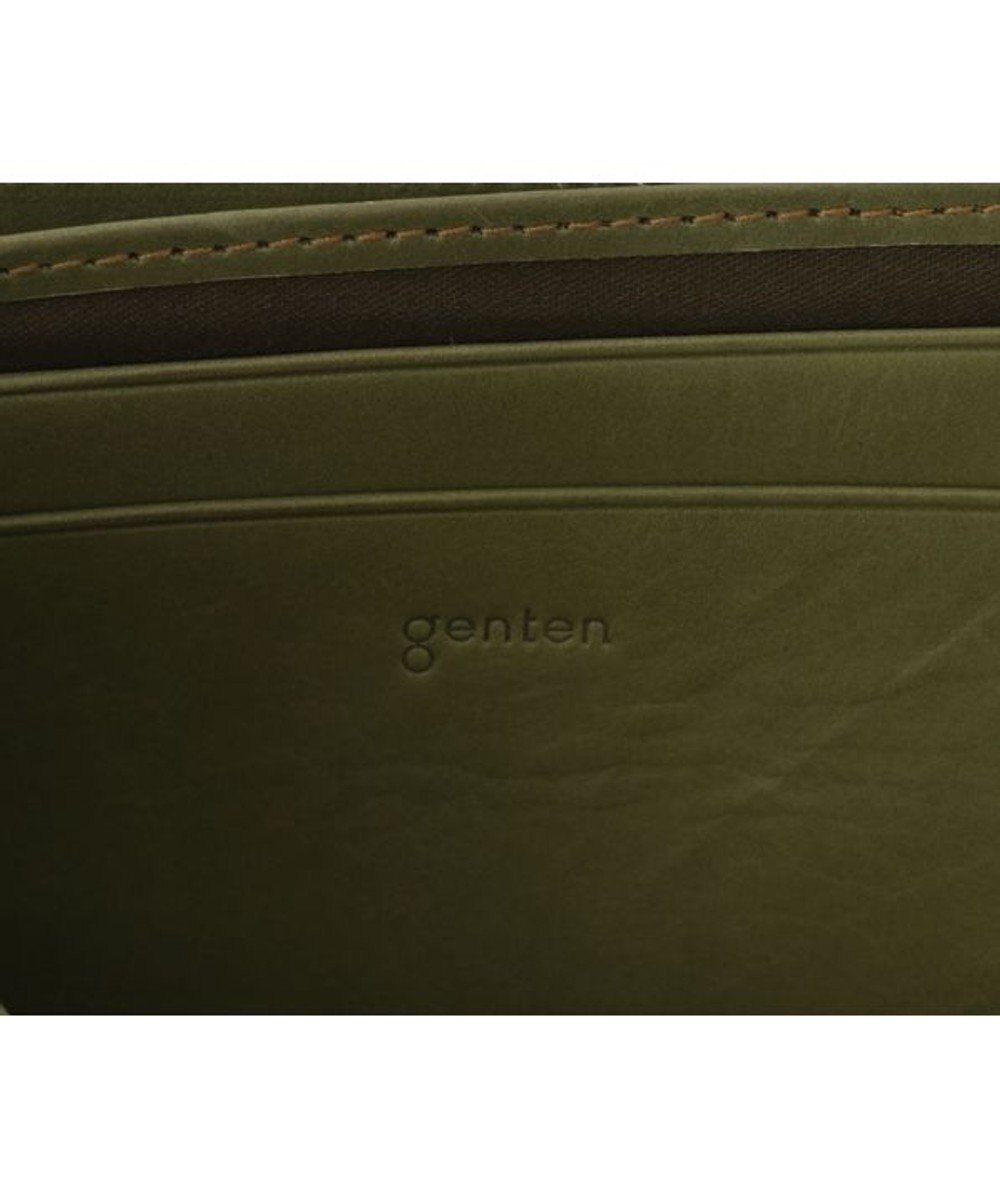 genten ダイヤカットワーク　Lファスナー長財布 