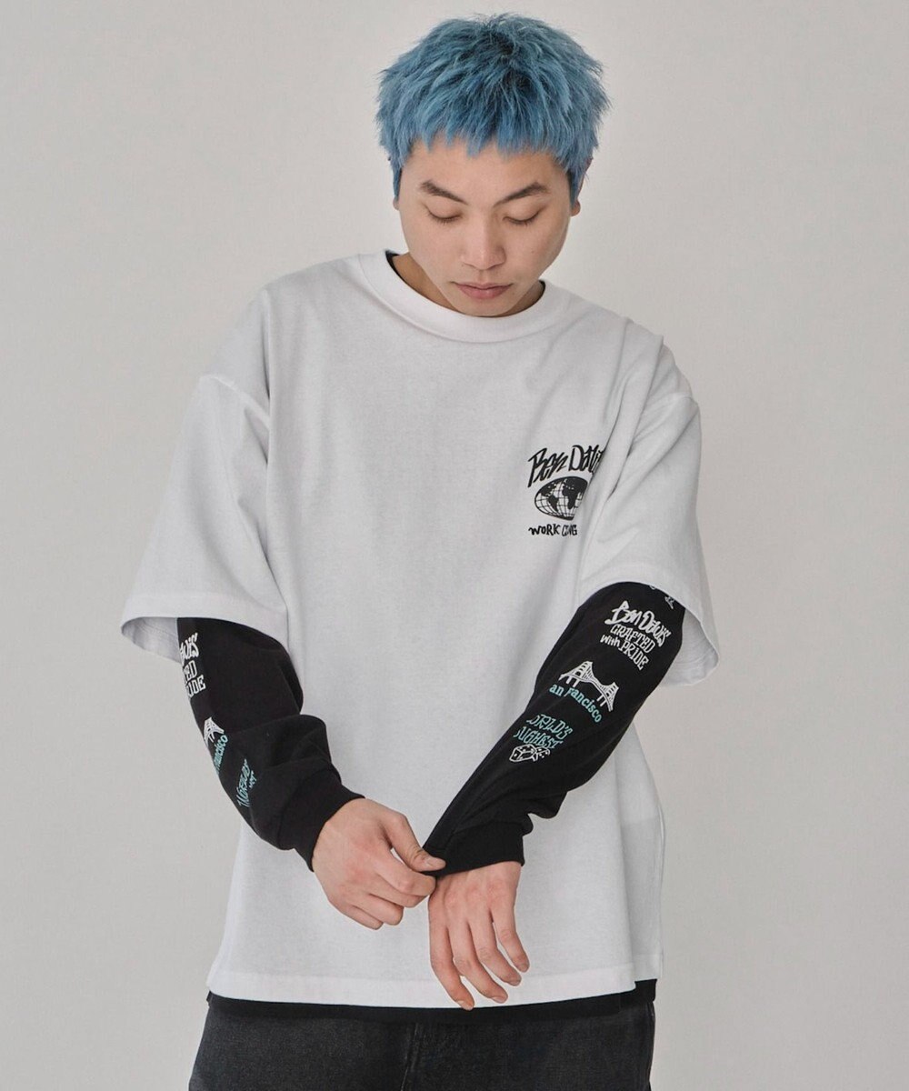 WEGO 【ユニセックス着用ITEM】別注BENDAVISアンサンブルグラフィックT 