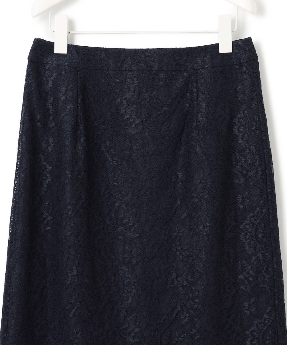 ICB 【洗える】ナイロンラッセルレース ナロースカート 