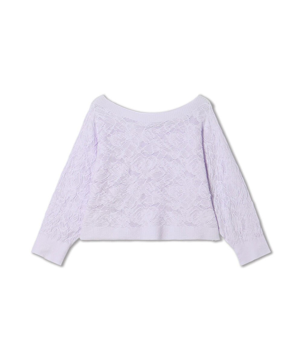 Chacott 【ノーソーイングニット】イージーフィットレーシーニットトップ 