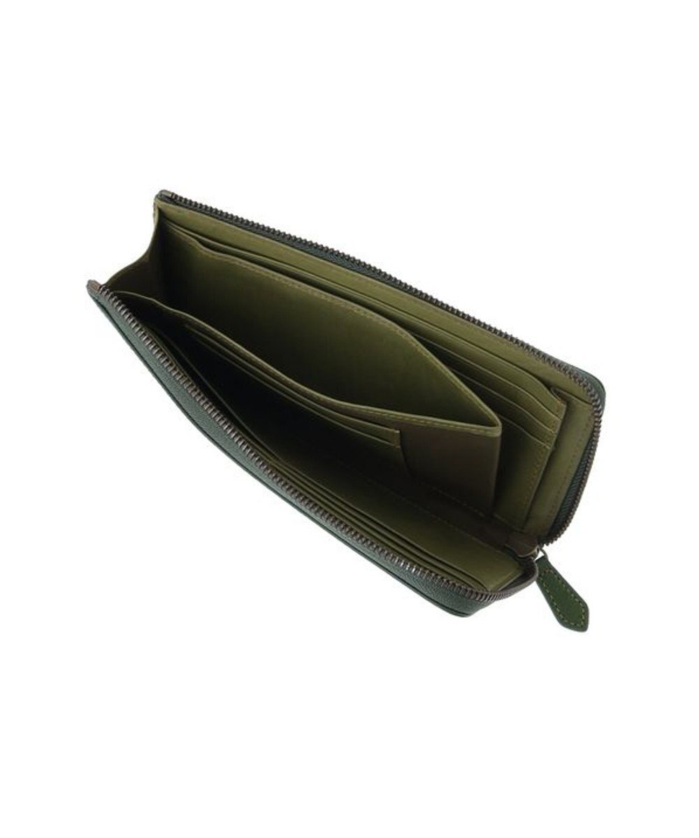 genten ダイヤカットワーク　Lファスナー長財布 