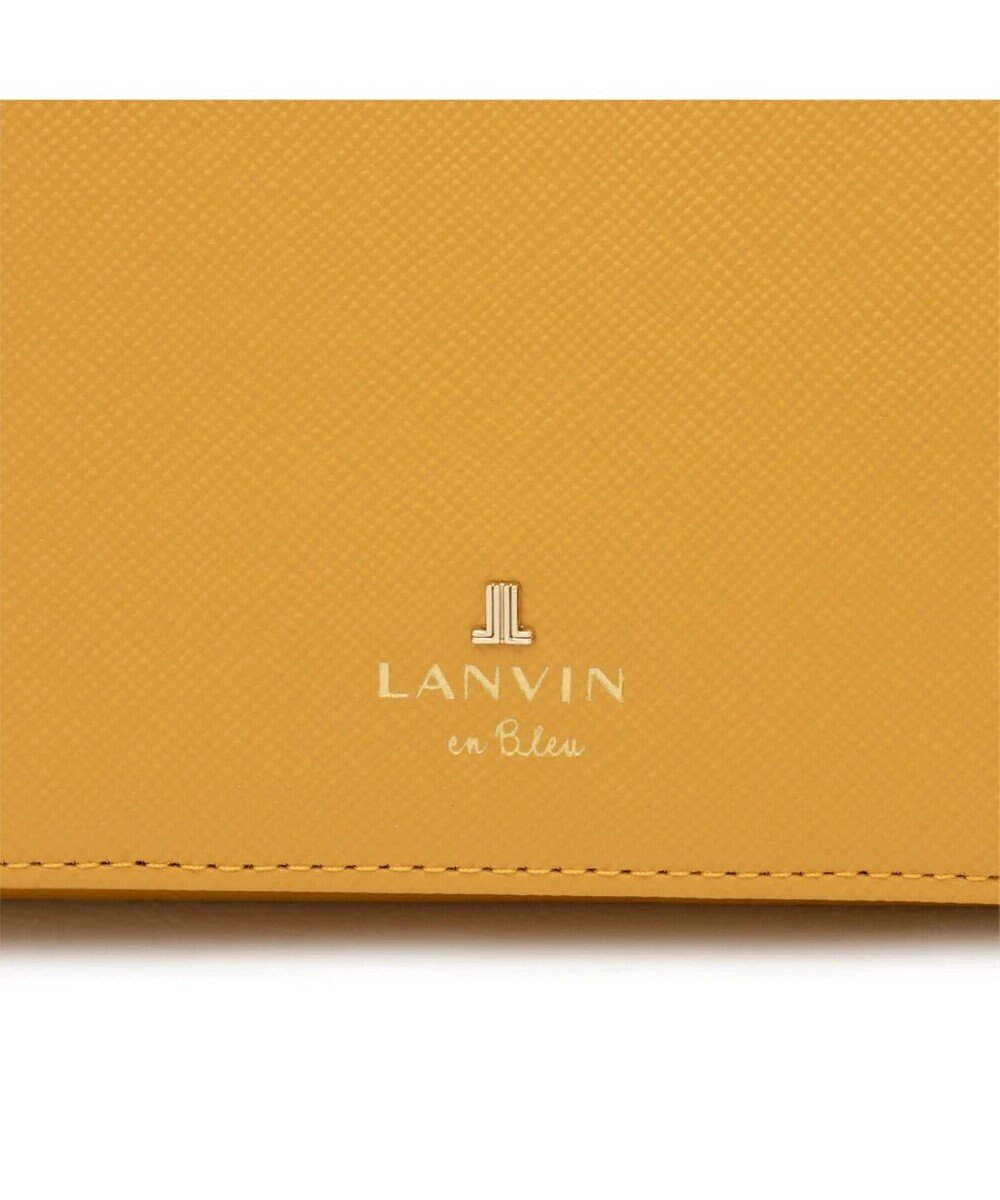 LANVIN en Bleu リュクサンブールカラー 二つ折り被せ財布 