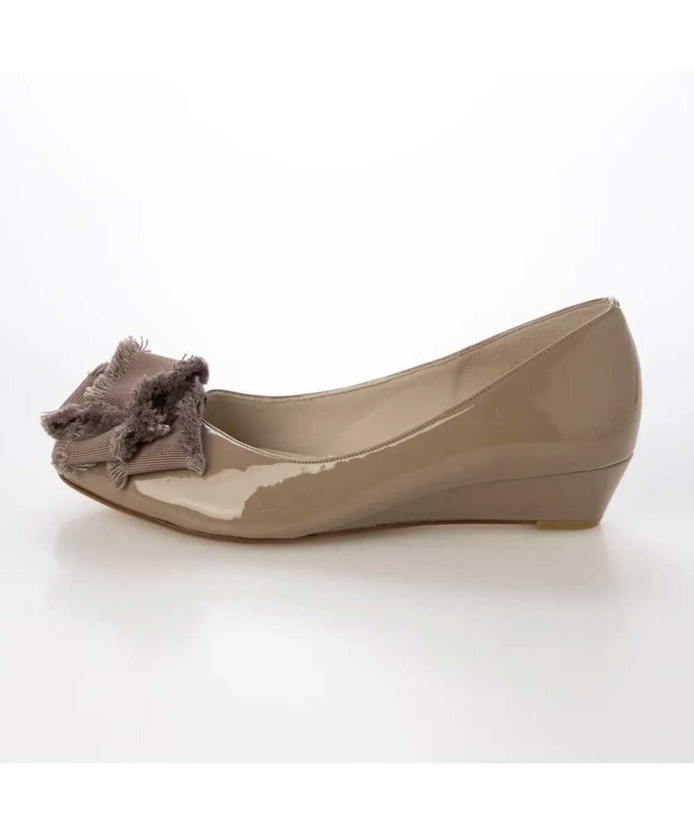 MODE ET JACOMO <MODE ET JACOMO>２WAYリボンコサージュウエッジパンプス 