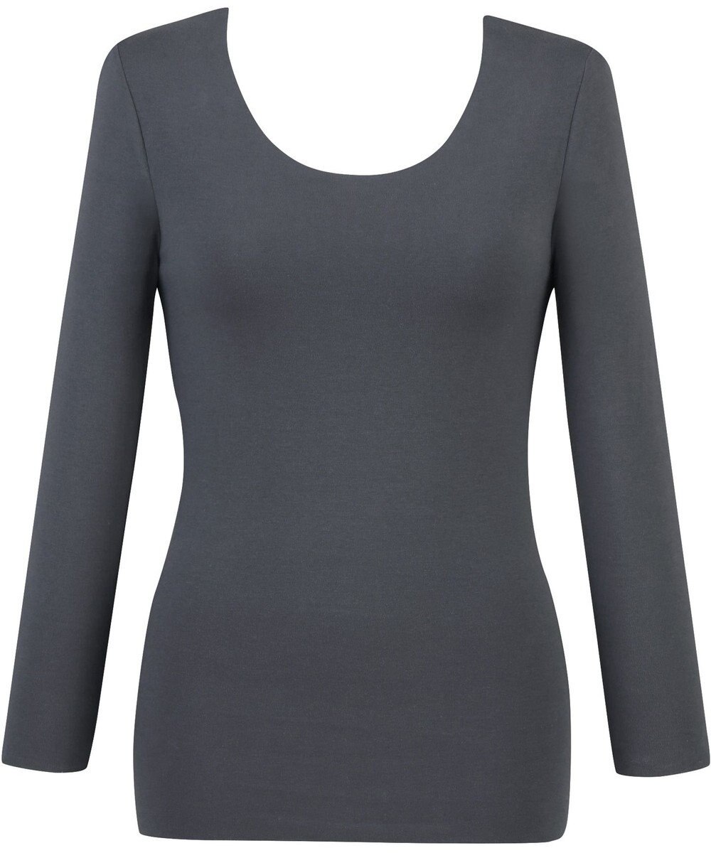 Wing あったかインナー 集中保温設計(背中部分) 綿100％(肌側) アウターにひびきにくい 【綿の贅沢ここちフラット 集中保温】 8分袖 長袖 秋 冬 EL4867 ウイング／ワコール 