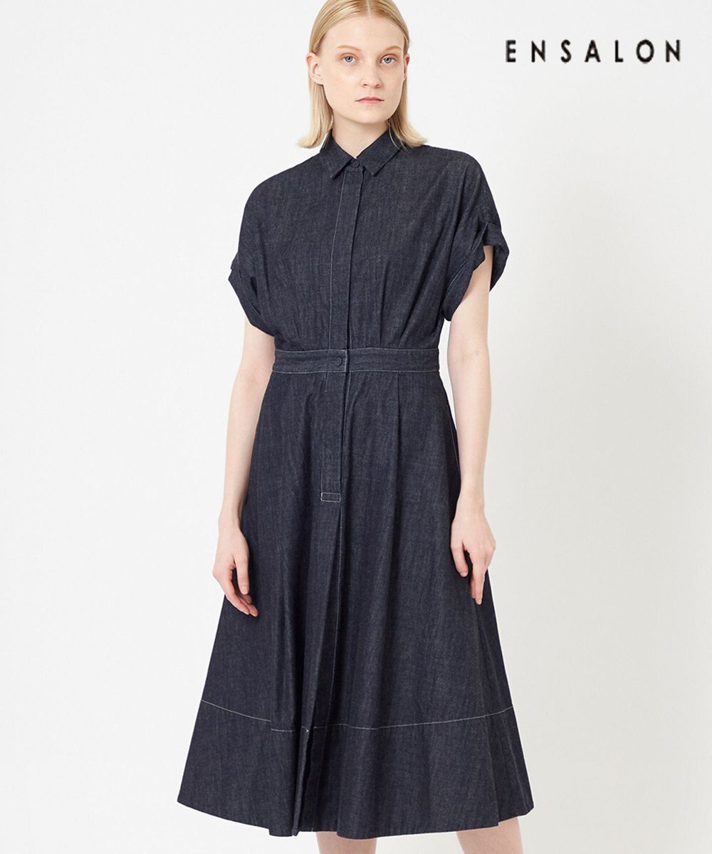 BEIGE， 【WEB限定】FLUORINE / フレアワンピース 