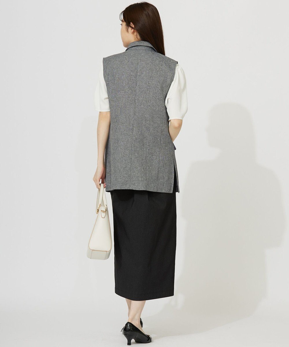 ANY SIS 【洗える】ツイード ジレ 