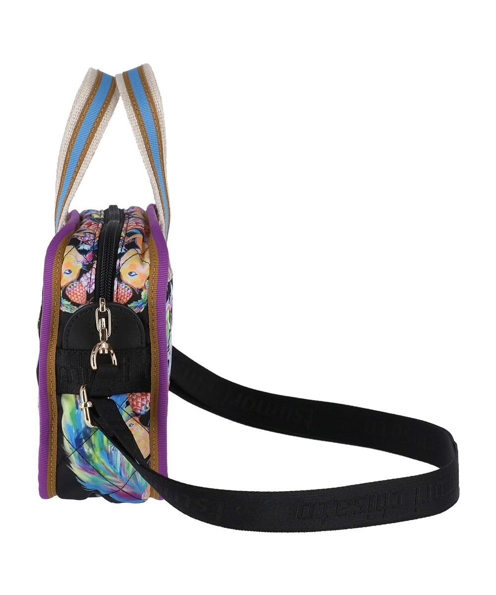 tsumori chisato CARRY tcアニマルキルト ショルダーバッグ ミニボストン 