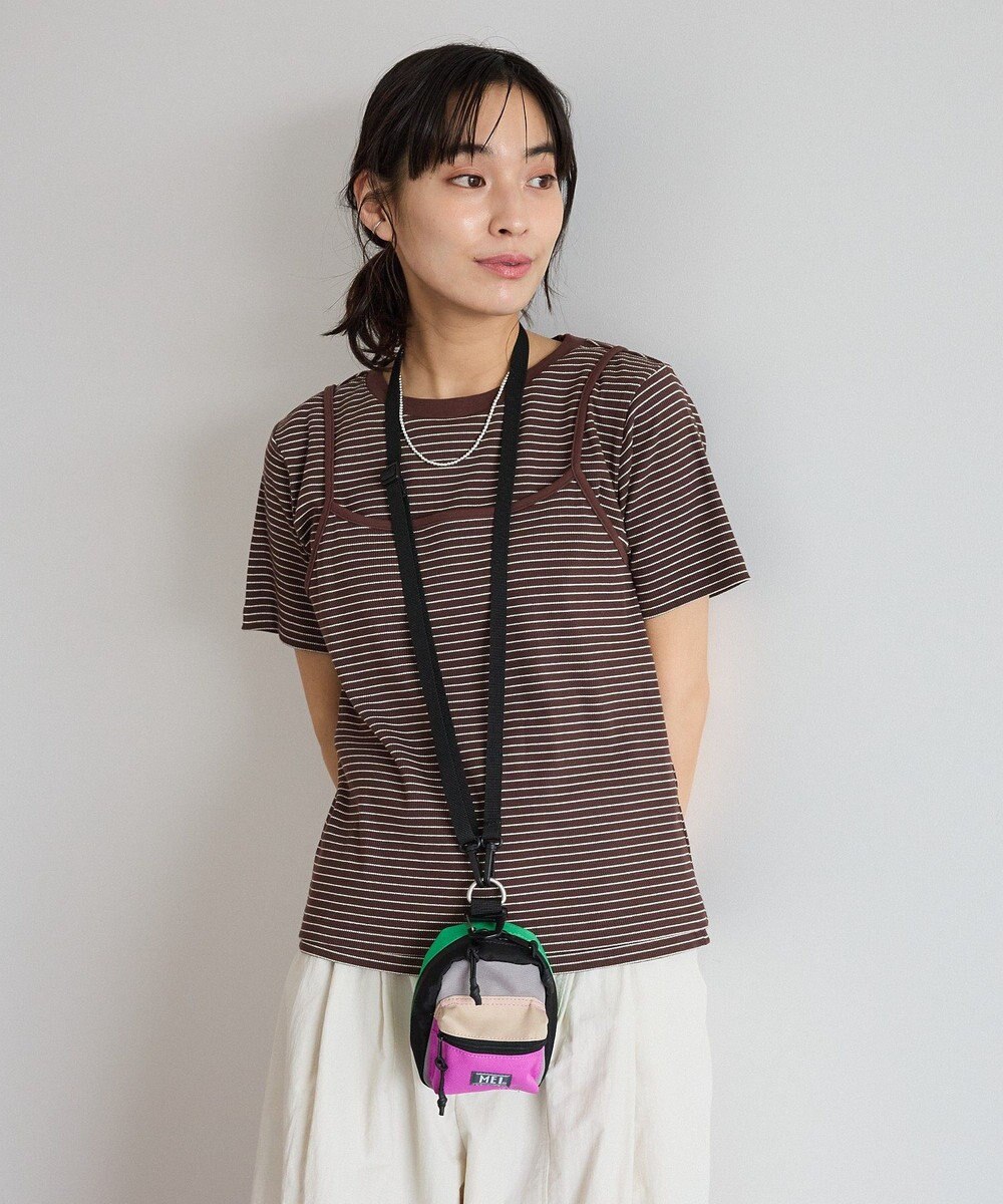 CRAFT STANDARD BOUTIQUE 2点セット/ボーダーキャミ+Tシャツ 