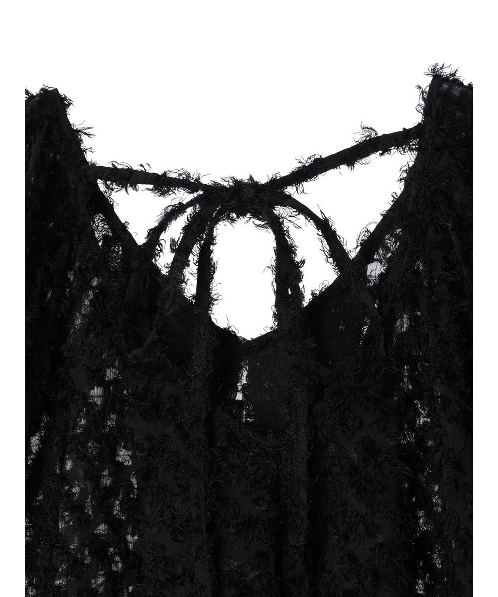 Green Parks AnriettMusee カットジャガードタックブラウス 