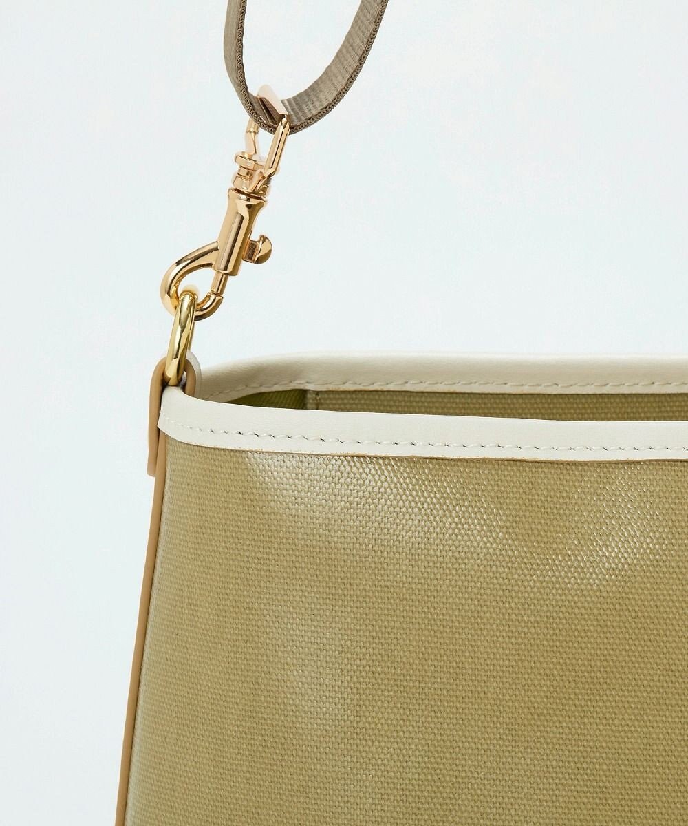 TOPKAPI 【TREASURE TOPKAPI】PVCコート キャンバス ショルダーバッグ / 撥水 