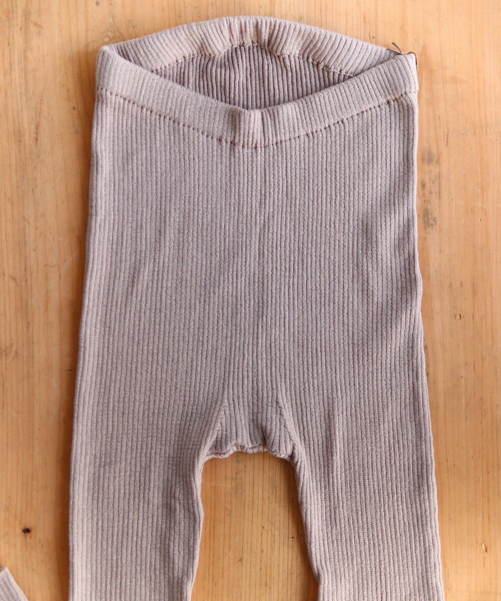 muuc 〈高品質シルク＆スーピマ超長綿〉〈洗えるニット〉〈通年着られる〉裾スリットスッキリ見え レギンス 