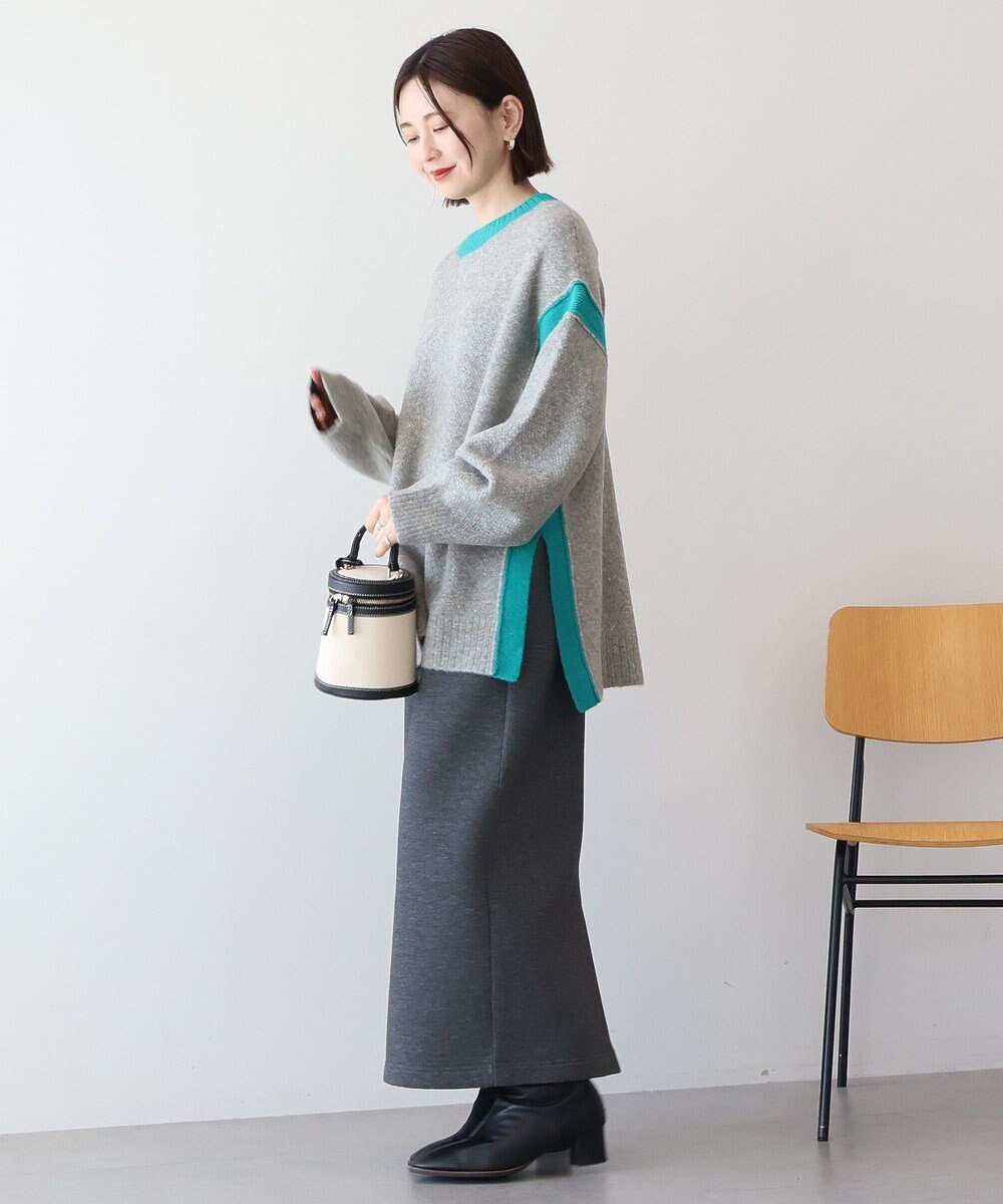 AMERICAN HOLIC バイカラーニットプルオーバー【WEB限定カラー有り】 