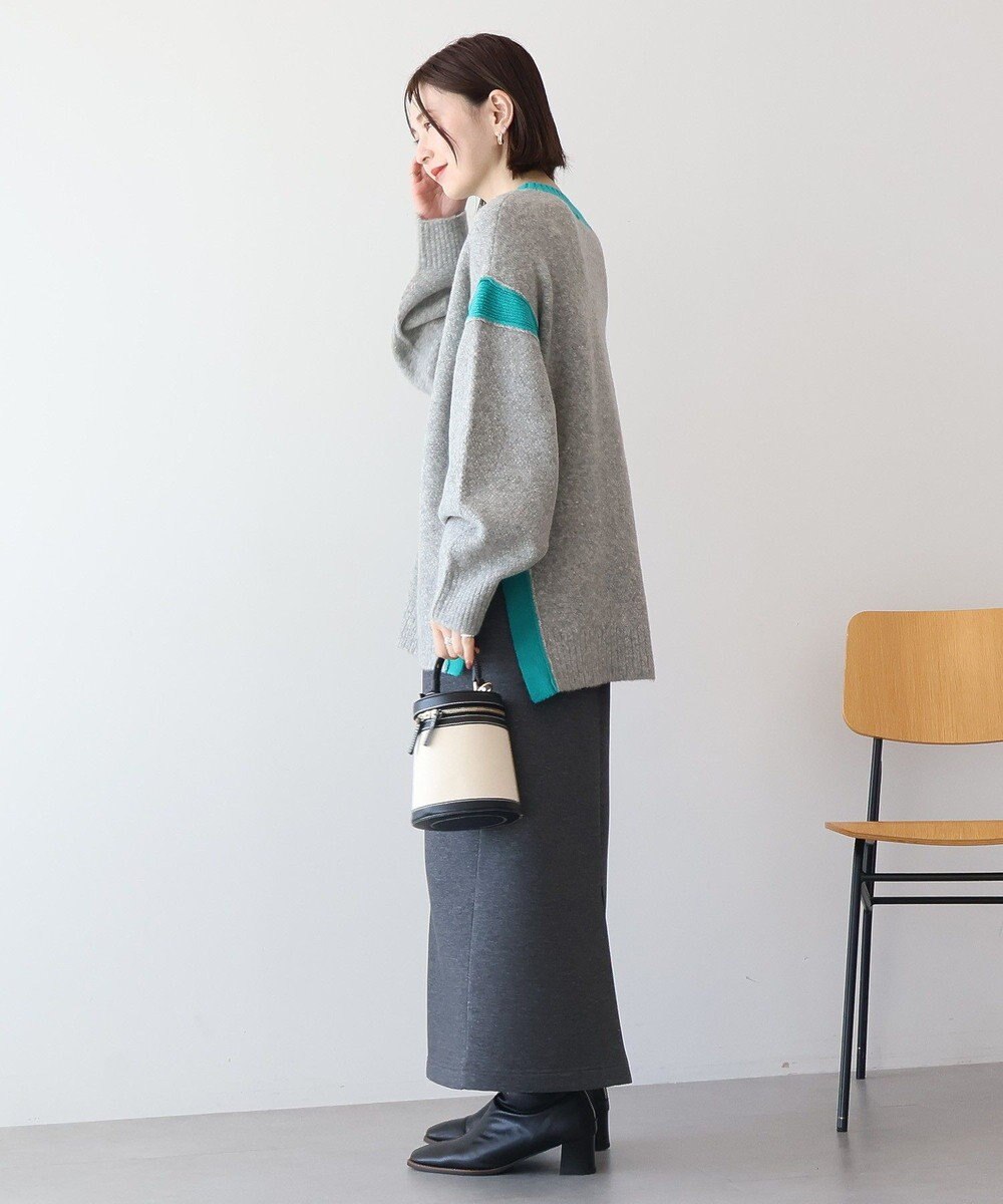 AMERICAN HOLIC バイカラーニットプルオーバー【WEB限定カラー有り】 