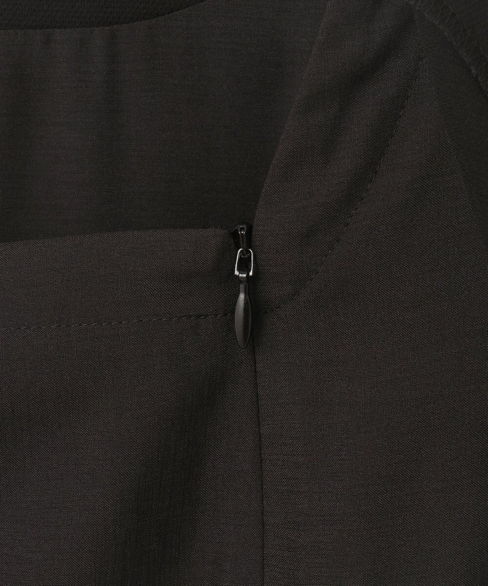 自由区 FORMAL 【ウォッシャブル対応】ドビーボーダーリボン ジャケット+ワンピース 