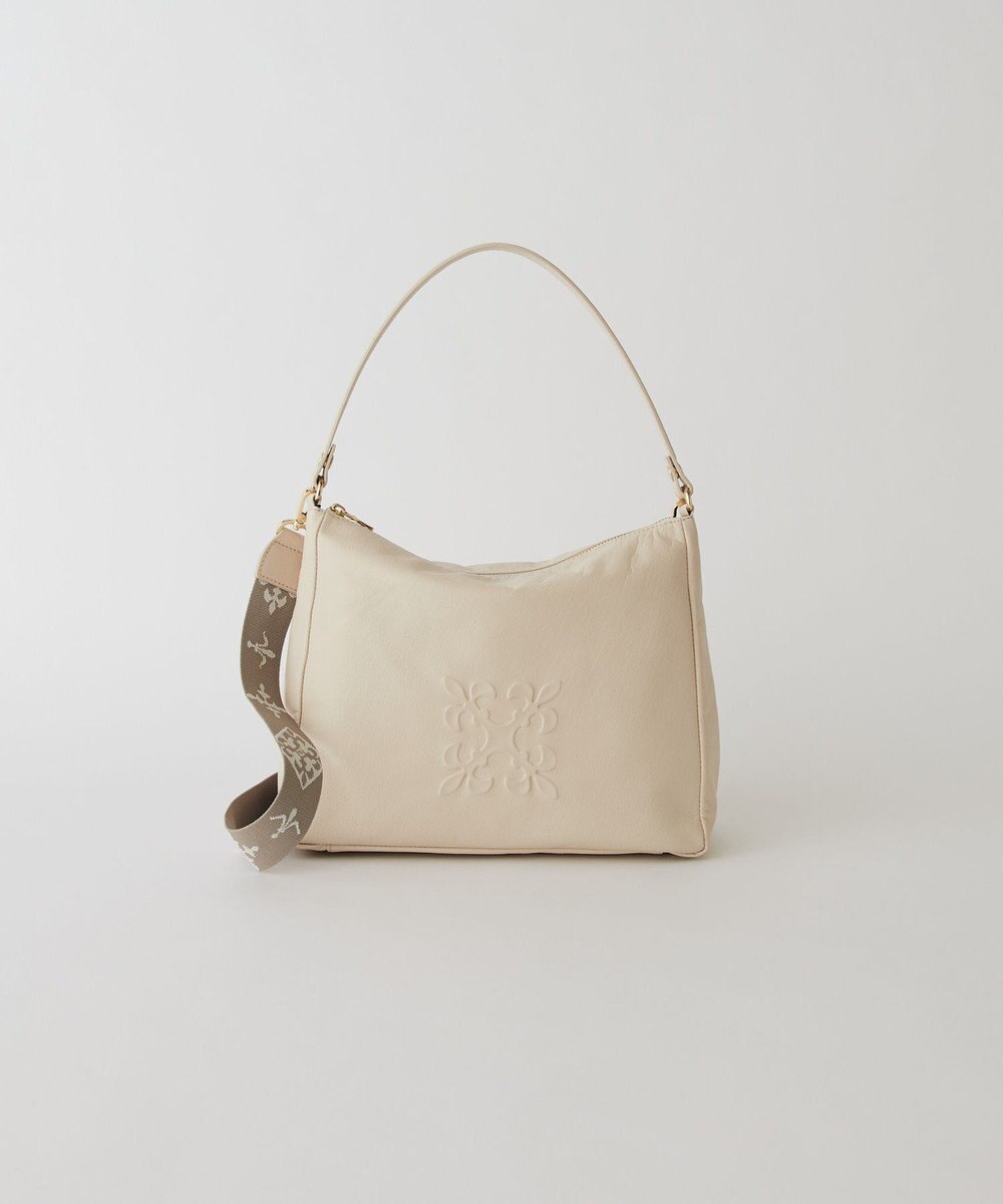 russet エンボスモノグラム2WAYショルダーバッグ(CE-1692) 