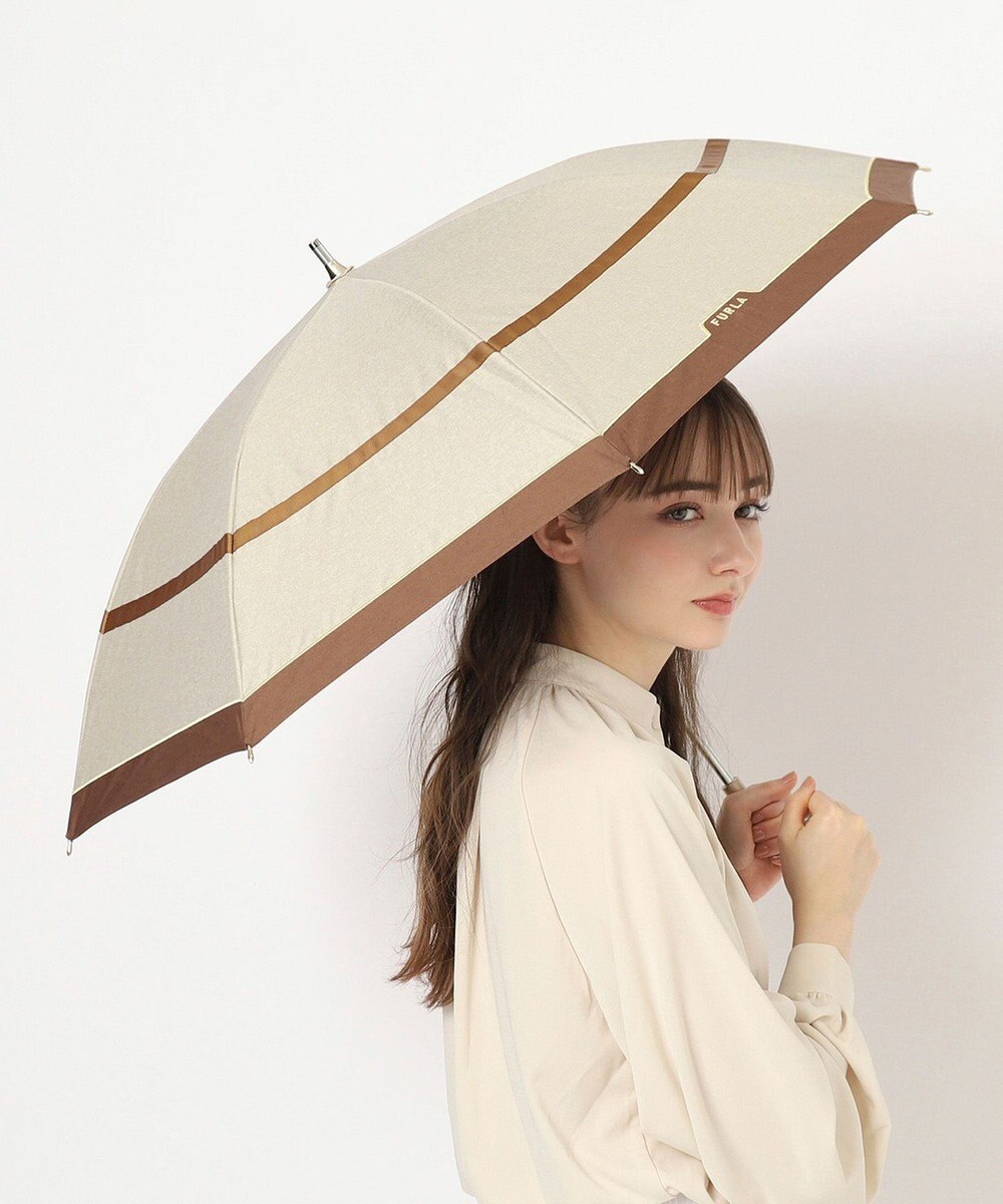 ファッション小物【新品タグ付き】フルラ 晴雨兼用長傘 50cm - 傘