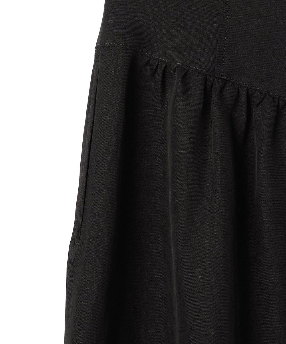 BEIGE， BERNARD / リネン混 ゴールドジップ ハイウエススカート 