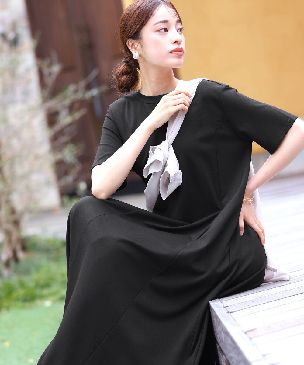 Tiaclasse 【洗える】カットソーワンピース 