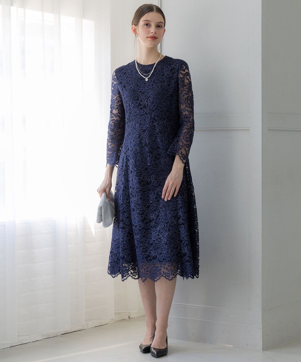 23区 L 【APPLAUDIR】シャイニーレース ドレス 