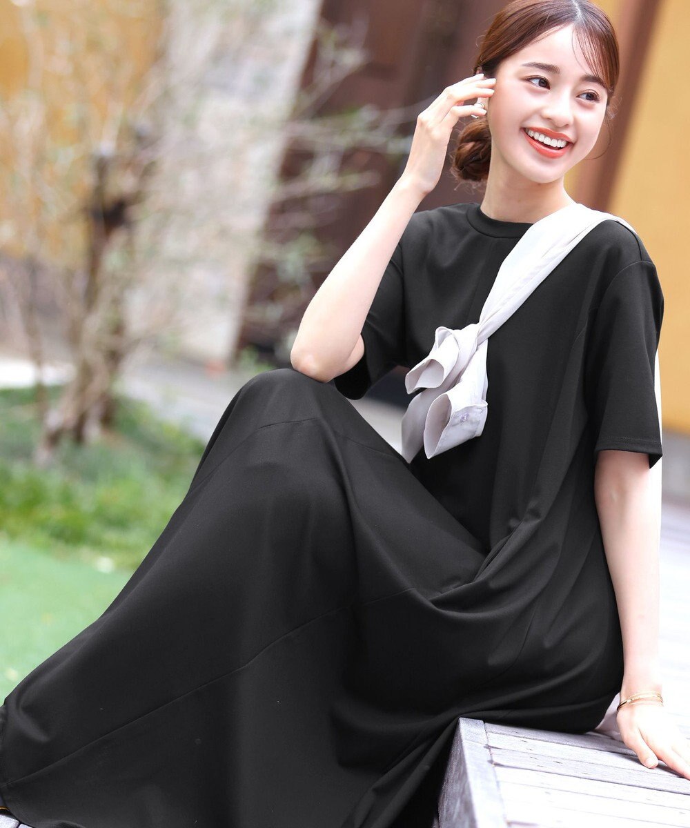 Tiaclasse 【洗える】カットソーワンピース 