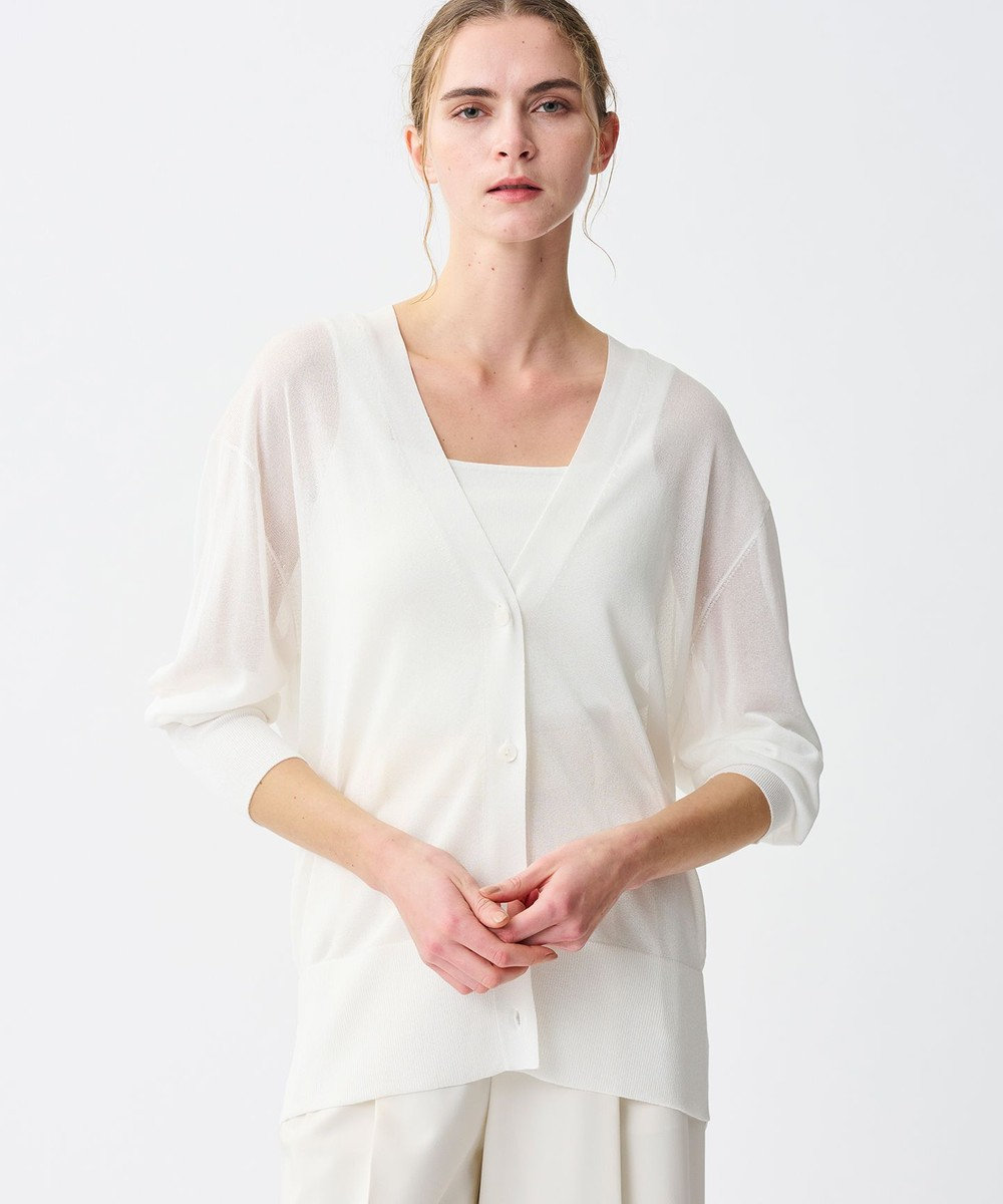 uncrave ラスターシアーニット ロングカーディガン 