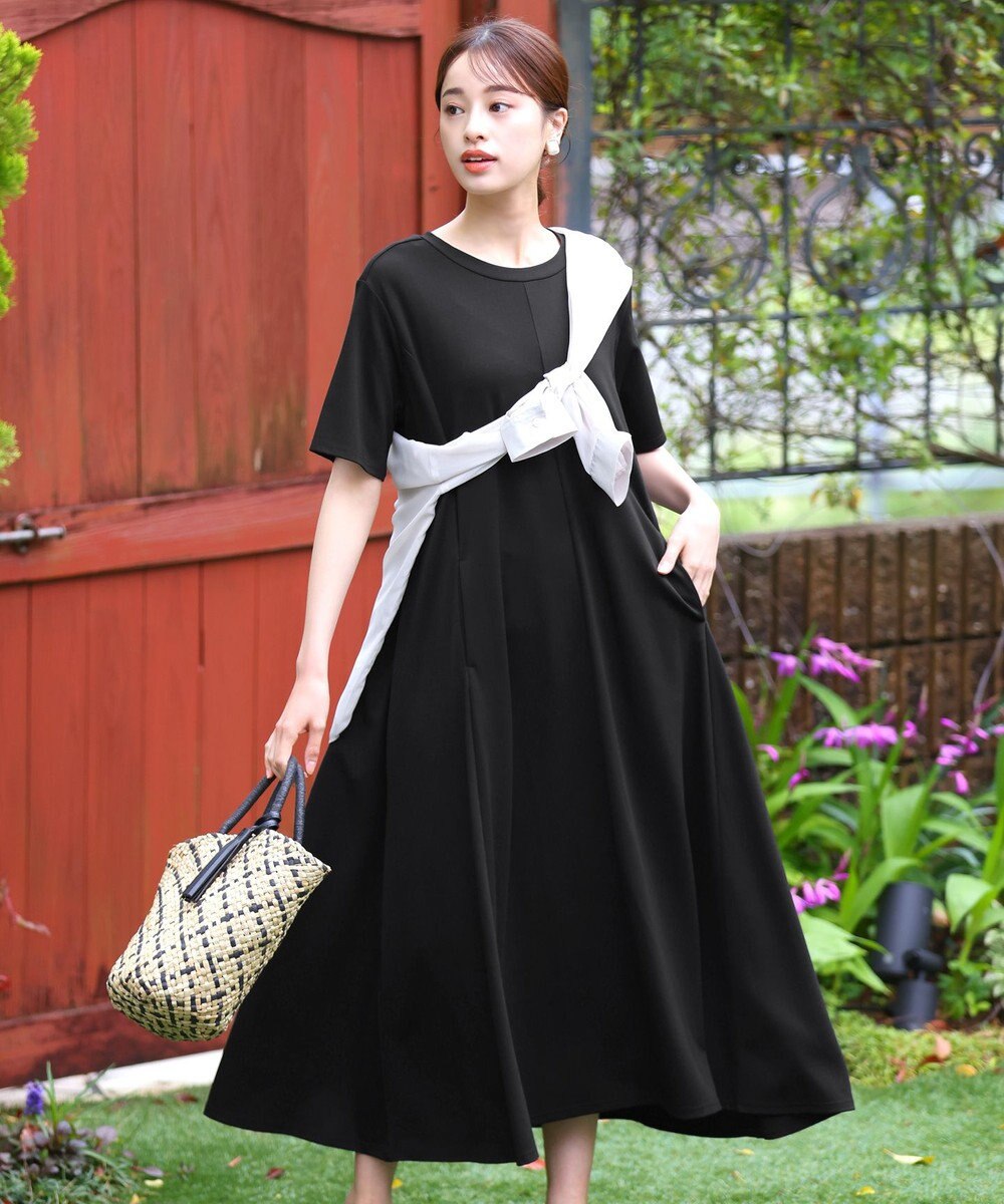 Tiaclasse 【洗える】カットソーワンピース 