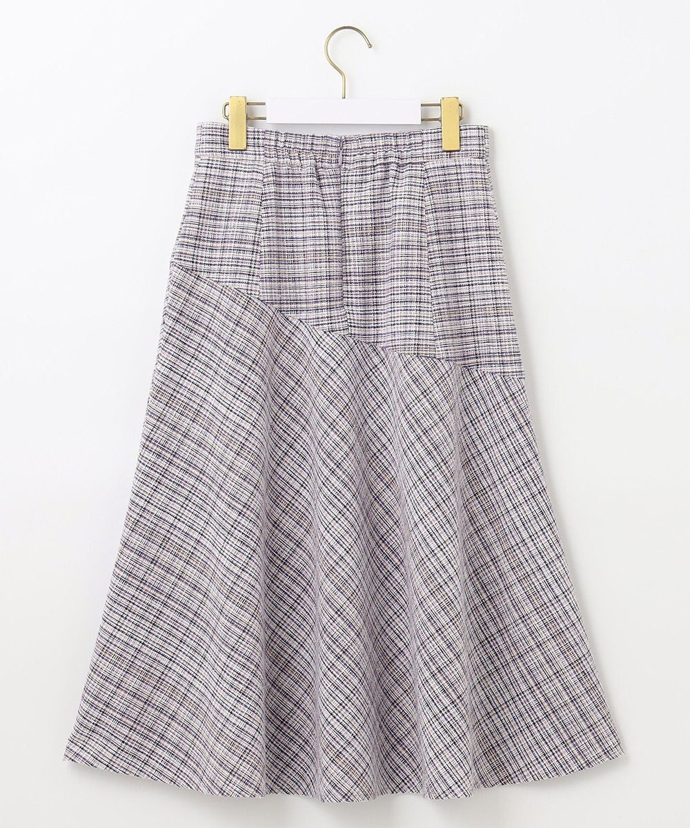 ANY SIS 【洗える】ライトツイード調 スカート 