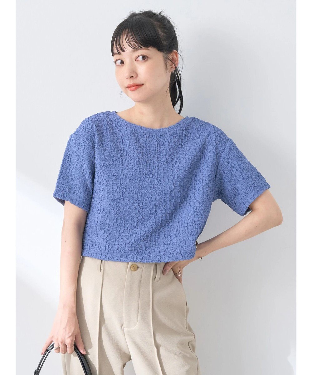 earth music&ecology ホイップ風ジャガードプルオーバー 