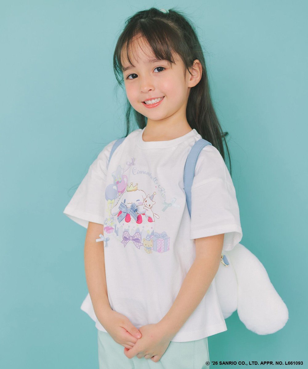 ANY KIDS 【シナモロール×ANY KIDS】プリント 半袖Tシャツ 