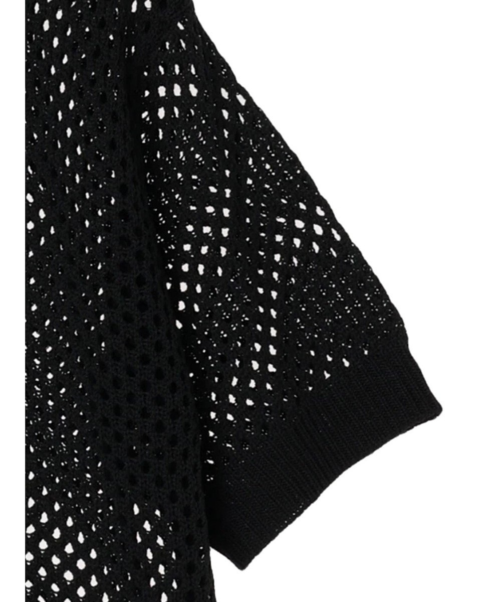 CRAFT STANDARD BOUTIQUE 配色メッシュニットカーディガン 