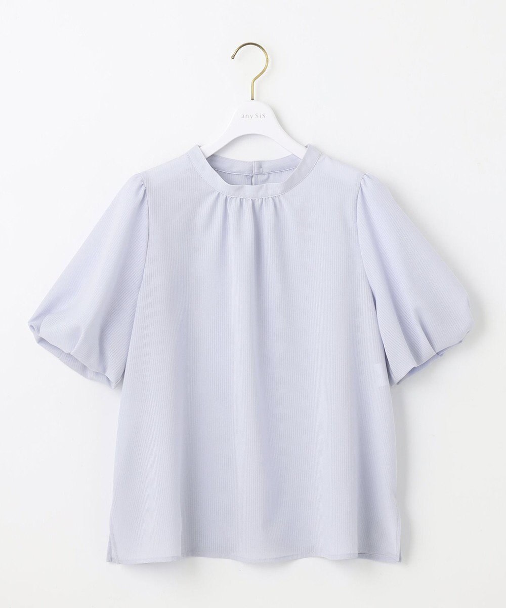 ANY SIS 【洗える】シアーストライプ ブラウス 