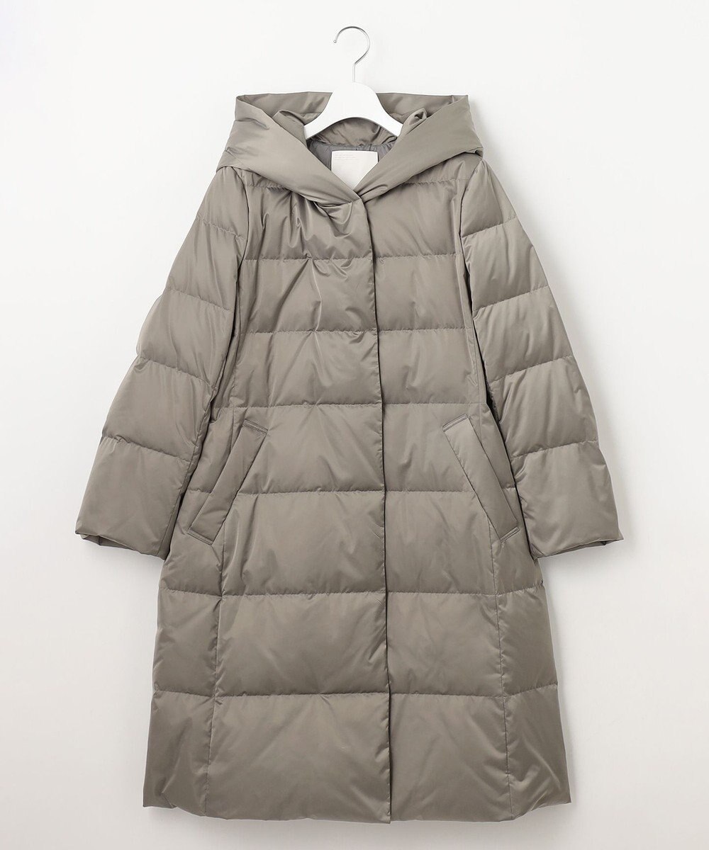 自由区 【WEB限定カラーあり・新色追加・洗える】ブライトダウン ロング丈ダウンコート 