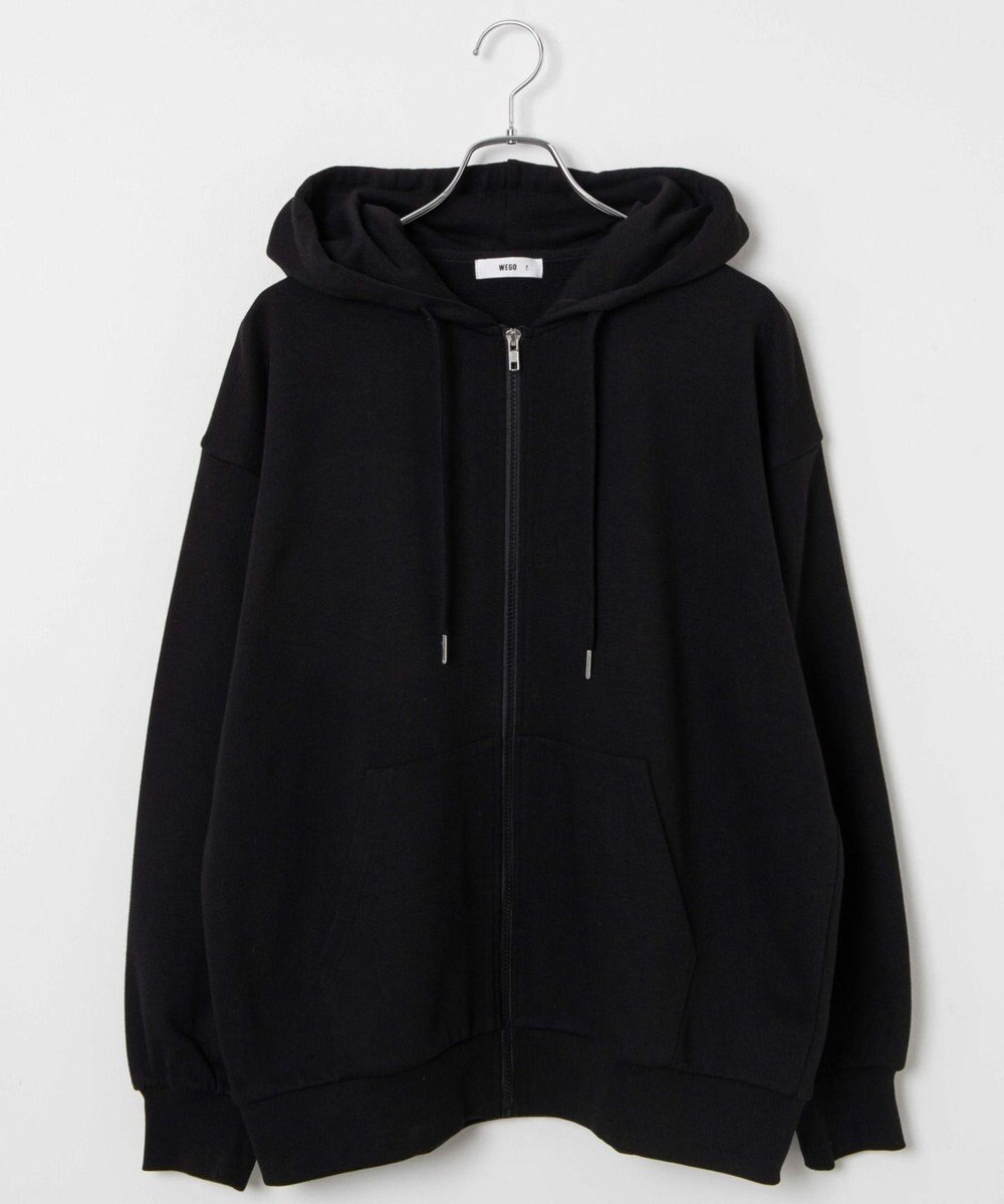 WEGO 【SCHOOLITEM】ルーズフィットジップパーカー 