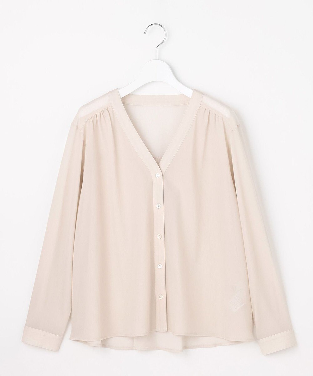 J.PRESS LADIES 【冷房対策に】シアードライトリコット Vネック カーディガン 