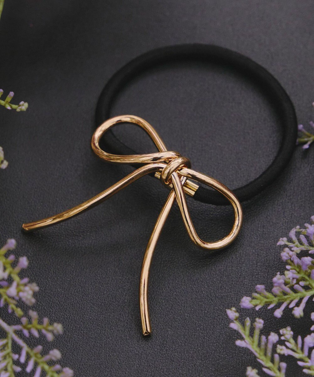 Tiaclasse メタルリボンヘアゴム 