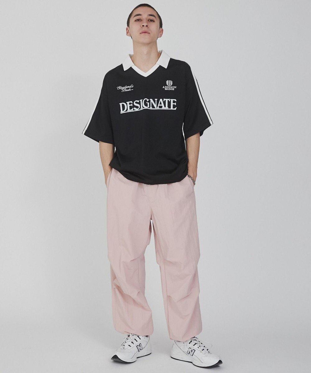 WEGO 【ウエストゴム/撥水/洗濯機可】ナイロンイージーパンツ 