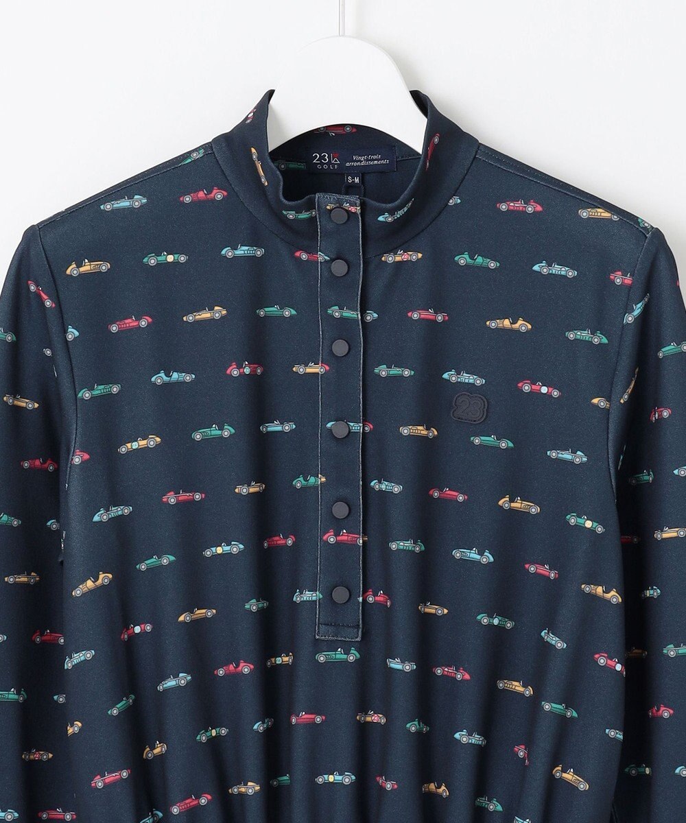 23区GOLF 【WOMEN】レーシングカープリント ワンピース 